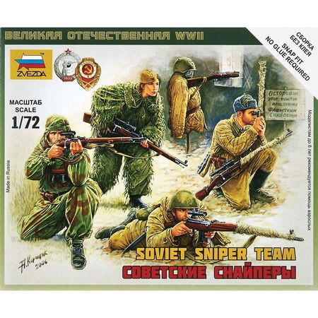 Zvezda Soviet Snipers 1:72 - KP HRAČKA