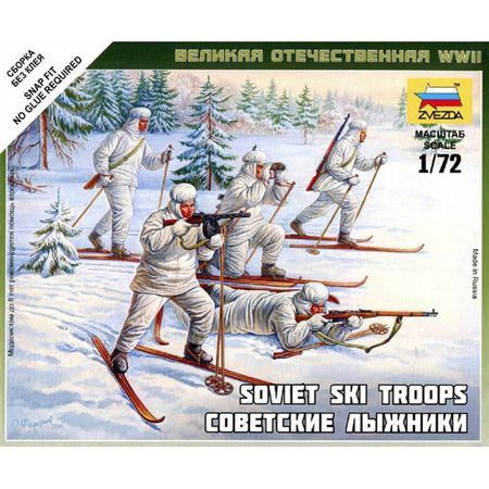 Zvezda Soviet Skiers 1:72 - KP HRAČKA