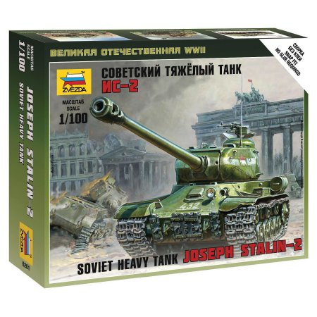 Zvezda Soviet IS-2 Stalin Tank 1:100 - KP HRAČKA