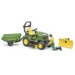 Bruder John Deere X949 Záhradný traktor s figúrkou - KP HRAČKA