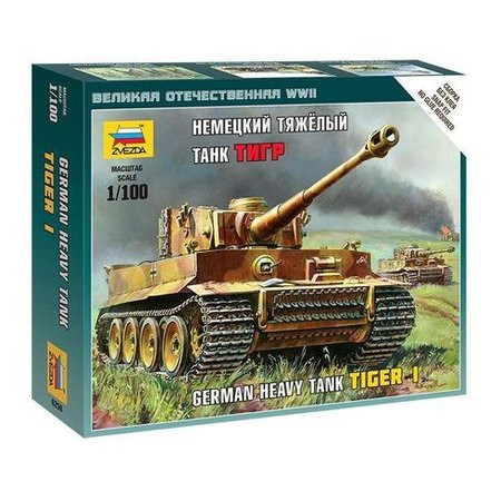 Zvezda German Tiger I Tank 1:100 - KP HRAČKA