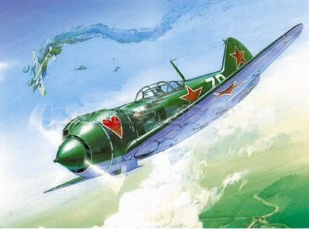 Zvezda Lavotchkin LA-5 FN Soviet Fighter 1:72 - KP HRAČKA
