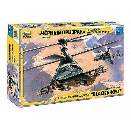 Zvezda Kamov Ka-58 Black Ghost stealth helicopter 1:72 | KP HRAČKA