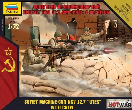 Zvezda Soviet Machine gun 'Utes' (Mini kits) 1:72 | KP HRAČKA