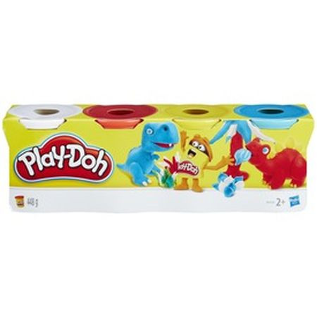 Play-Doh 4 tégliky plastelíny - klasické farby - KP HRAČKA
