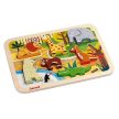 Janod Zoo 7 kusov drevené puzzle - 3D - KP HRAČKA