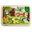 Janod Lesné 7 kusov drevené puzzle - 3D - KP HRAČKA