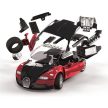 Airfix Bugatti 16.4 Veyron black/red - KP HRAČKA