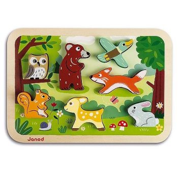 Drevené puzzle a skladačky
